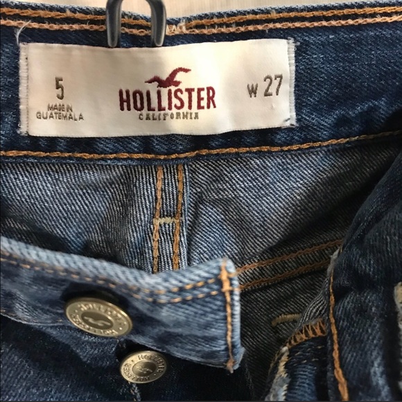 Hollister distressed denim jean shorts - Picture 4 of 4